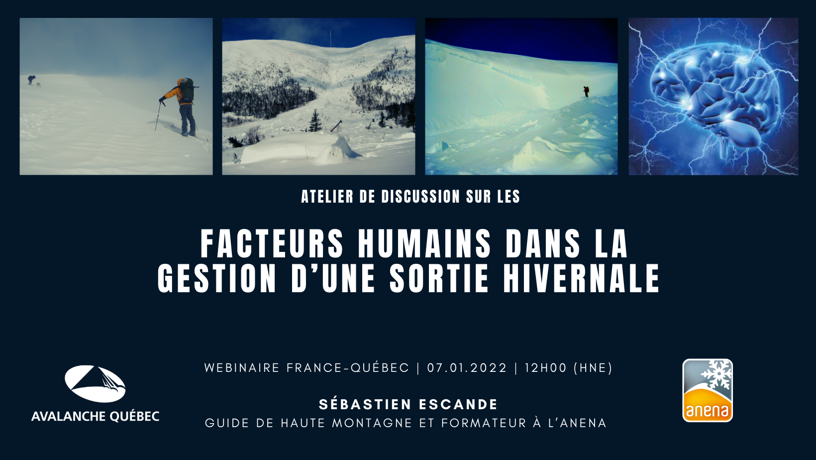 Webinaire // Facteurs humains dans la gestion d&rsquo;une sortie hivernale – Sébastien Escande