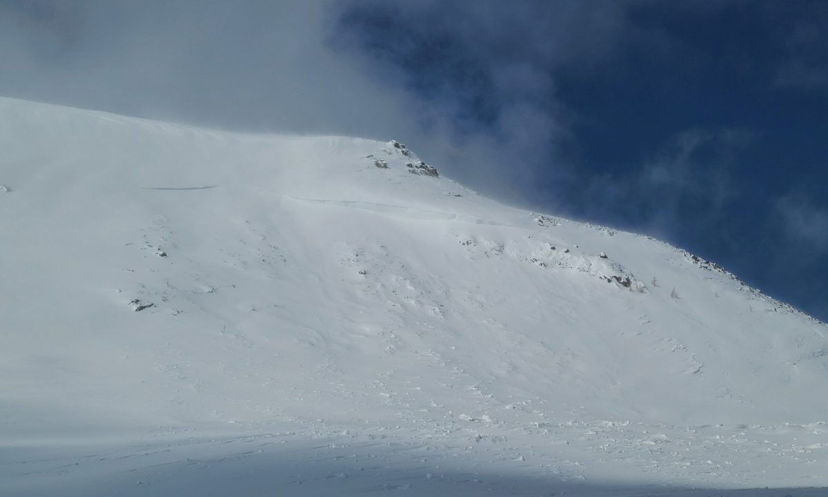 Les avalanches récentes (au cours des dernières 48 heures) sont un signe évident d'instabilité. Prenez note de l'exposition et de la pente du versant, car il est très probable que d'autres avalanches se produisent sur des versants similaires.